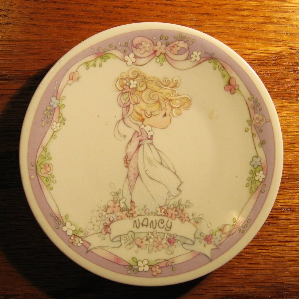 COLLECTIBLE PLATE BY SAMUEL J. BUTCHER "NANCY" from 1991